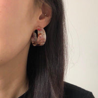 Wide Resin Hoops (Small)